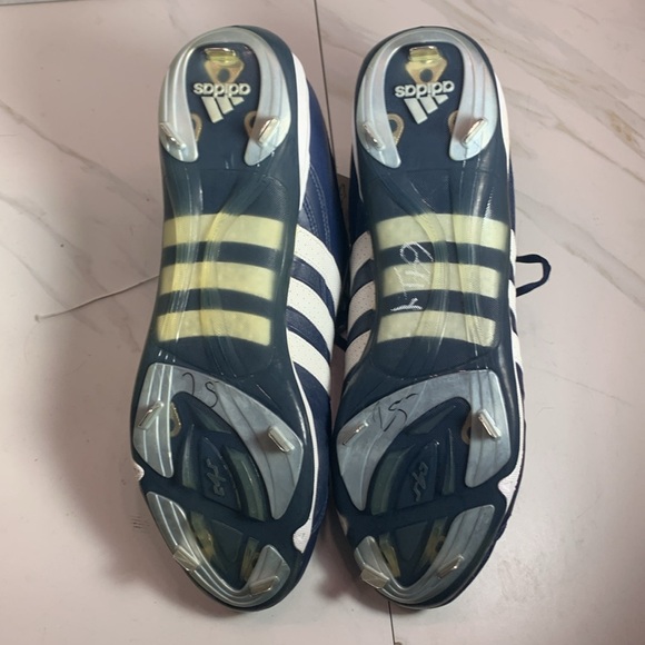 Adidas Mens Icon Bounce Royal Blue Metal Baseball Cleat Spike Low SZ 16 CG5243 - Picture 7 of 7